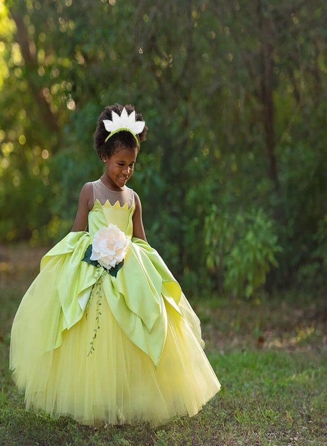 يوسبيبي إكسسوارات تنكرية للأميرة تيانا للبنات - طوق رأس للهالوين، هدايا حفلات الكريسماس للأطفال - Image 5